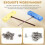 S2 Hex Screwdriver Tool Kit with T-Shaped Handle   Universal Repair Tool Hex Screwdriver for 3D Printer 8