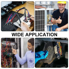 8 AWG Wire Connectors,20Amp Wire Splicing Kit Quick Connection Terminal Yellow Circuit Terminals for Electronic Industry