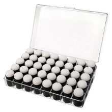 40 Unidades de Esponja de Dedo Daubers, Conjunto de Esponja de Pintura A Dedo Artesanal DIY com Caixa de Armazenamento para Pintura Artesanal