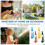 8 Pcs Summer  Sprays Bottle Set Pump  Personal Cooling Device Empty Plastic Sprays Bottles Water Refillable 4