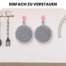 Multipurpose Wire Dish Washing Rags, 2024, the Latest Multi-Purpose Wire Tableware Cover, is Used for Wet and Dry A