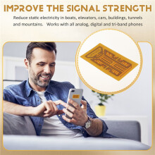 10Pcs Portable Signal Enhancement Sticker Mobile Phone Signal Amplifier Booster Sticker Cell Phone Signal Booster