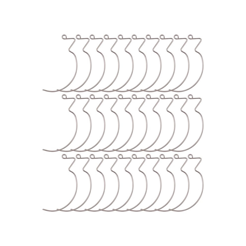 30 Pcs Monkey Hooks Super Hooks Stainless Steel Monkey Hooks Picture Hangers Wall Hangers Without Nails Wall Hooks 6133163667545