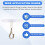 Stick Ceiling Hooks Heavy Duty Self-Adhesive Water Resistant Hooks for Ceiling Multifunctional Hooks for Wind Chimes 4