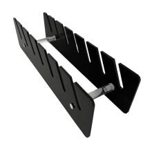 Hat Stand for Baseball Caps Acrylic Hat Rack for 7 Baseball Caps Hat Storage Display for Bedroom Dresser Black