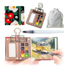 Travel Paint Palette, Watercolor Paint Set, Portable Paint Palette for Travel, Watercolor Paint Palette