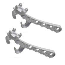 2pack Multifunktionshinköppnare i Aluminium, 5 Gallon Hinköppnare, Metallhinköppnare, Lockborttagningsöppnare