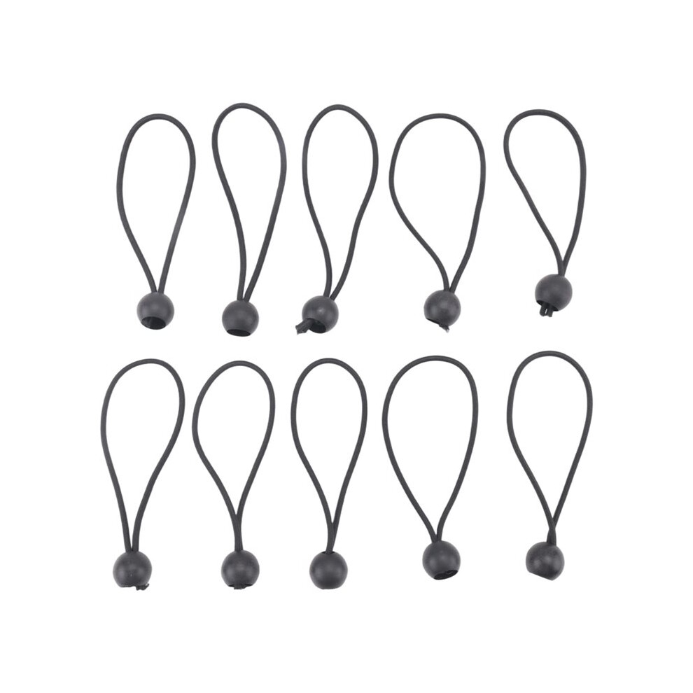 Black Bungee Cord, Heavy Duty Outdoor Bungee Cord With ,Tarp Tied Bungee For Shelter, Camping, Cargo,60Pcs 6031762653894