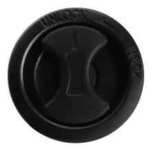 Car Tailgate Tool Box Cover Plate Buckle Knob Trunk Door Panel Button 64870-60011 for Land LC200 Black