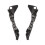 2Pc Front Bumper Mounting Holder for   E12 Hatchback 2003-2006 Front Bumper Bracket 52536-13020 5253602020 7