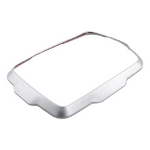 Car Front Navigation GPS Panel Decorative Cover Frame Trim for Renegade 2018-2023 Interior Accessories Silver
