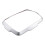 Car Front Navigation GPS Panel Decorative Cover Frame Trim for  Renegade 2018-2023 Interior Accessories Silver 2