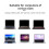 2Pcs Portable Laptop Stand Computer Riser Lift Self-Adhesive Foldable Invisible Notebook Adjustable Height Stand Silver 6