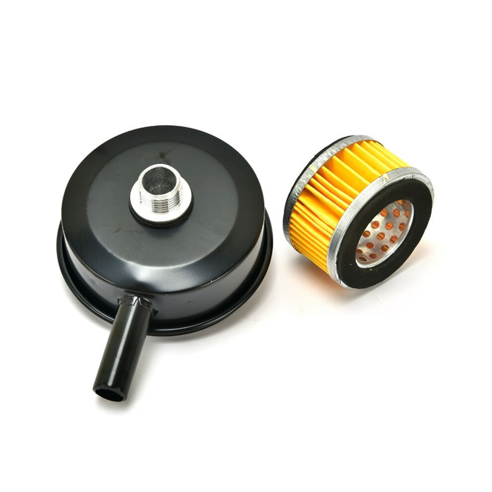 Air Compressor-Silencer Muffler 20Mm Intake Air Filter Air Pump Accessories For Piston Compressors Black 6033987378071