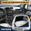 Car Front Navigation GPS Panel Decorative Cover Frame Trim for  Renegade 2018-2023 Interior Accessories Silver 5