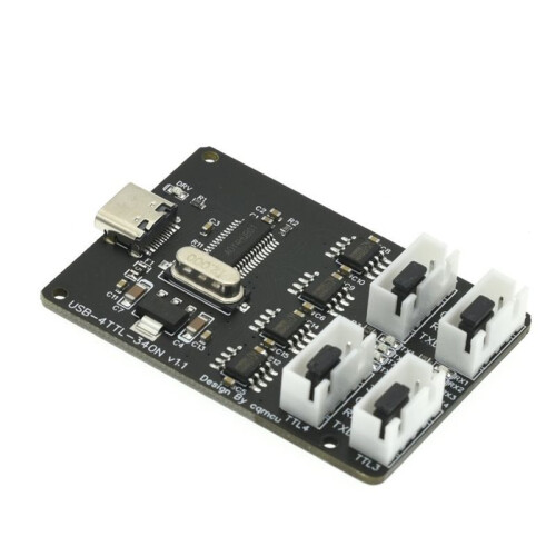 USB to TTL Module CH340 HUB TYPE-C Interface 4-Channel Four Solo TTL 1