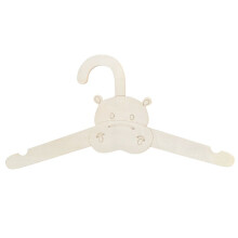 20PCS Cute Wooden Clothes Hanger Wall Hanging Coats Rack Baby Clothings Storage Organizer Wood Display Holder A