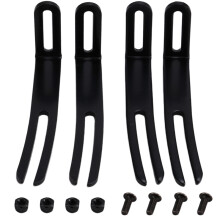 Metal Adjustable Anti-Collision Rear Bumper Mount L-Bracket Compression for Axial SCX10 1/10 RC Crawler Car Parts A