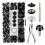 Canvas Snap Kit 2 Pcs Setting Tool,Marine Grade Stainless Steel 3/8in Socket Canvas Snap Button Fastener Kit, for Boat A 2
