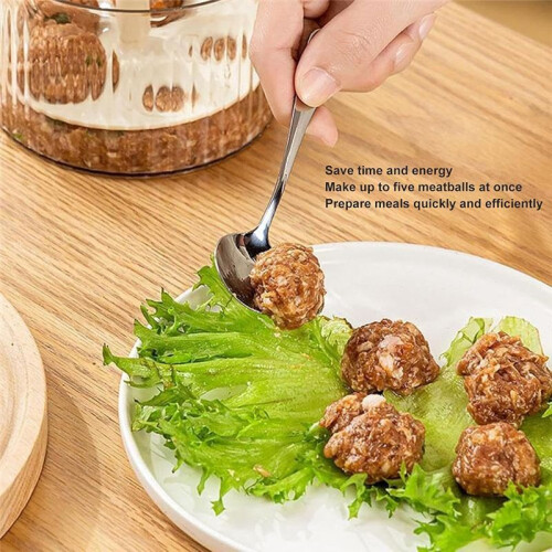 Manual Meatball Maker, Can Easily Make 5 Meatballs, Multifunctional Kitchen Gadget 2