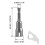 Power Wing Nut Driver Bit Set,Slot Wing Nuts Drill Bit Deep Socket,Wing Nut Socket,Wingnut Driver 7