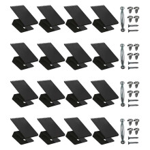 Hurricane Window Clips,Stainless Hurricane Board- Clips with Serrated Sections,Universal and Reusable Panel