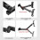 Folding Wall-Mounted Mobile Phone Tablet Holder Angle Adjustable Stretch Wall-Mounted Cantilever Tablet Holder 1