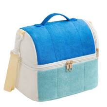 Insulated Lunch Bag Reusable Lunch Box Cute Toast Leakproof Cooler Food Lunch Tote Bags with Adjustable Shoulder Strap D