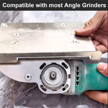 45 Degree Tile Chamfer Tool, Angle Grinder Holder for 45 Chamfer Cutting of Tiles, for 100 Types of Angle Grinders A