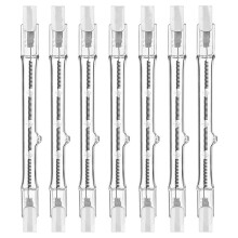 R7s Halogen Light Bulbs, 7 Packs R7s Bulb 118mm Dimmable 230V Halogen Bulbs, Tungsten Linear Light Bulb 300W
