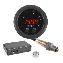 52mm Lucht-Brandstofverhoudingsmeter LED Digitaal Display met Breedband O2-Zuurstofsensor 06J906262AA