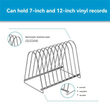Support de Stockage de Support de Disque de Vinyle pour la Fente Du Support 10 de