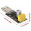 USB to ESP8266 Serial Port WIFI Module Adapter Board for  Communication Microcontroller Development Board 6