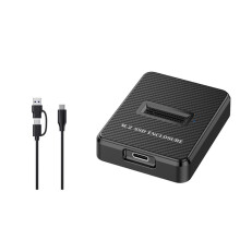M.2 NVMe & Till USB C Dockningsstation Dual Protocol M.2 Till USB C Adapter 10 Gbps Extern SSD-Hölje med USB C 2in1