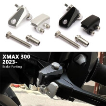 Motorcycle Brake Lever Parking Lock Catch Brake Holder for XMAX X-MAX 300 XMAX300 2023 2024 Black