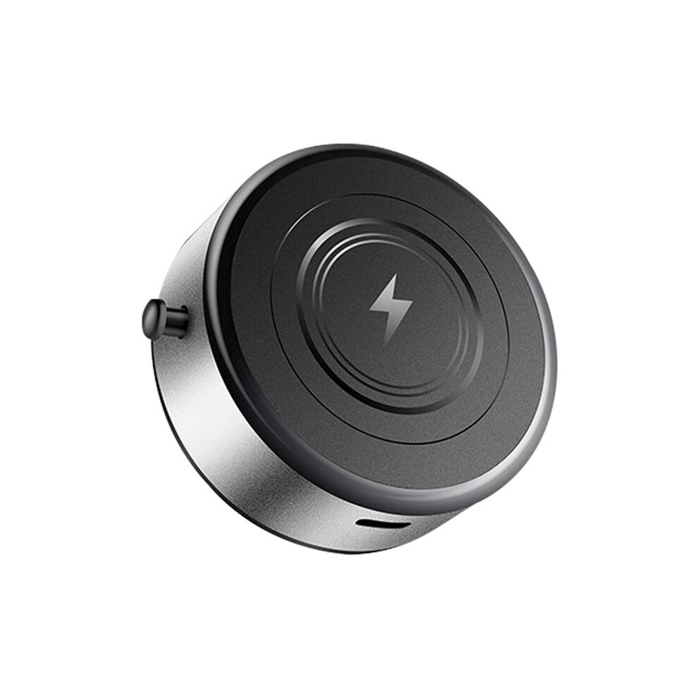 15W Wireless Charging Intelligent Mobile Phone Holder Magnetic Vacuum Adsorption Car Wireless Fast Charging Silver 4712109688046