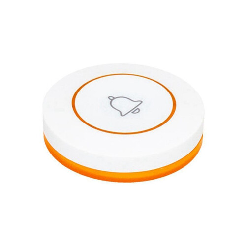 Call Button Restaurant Pager 433MHz Wireless Doorbell Bell Button for Home Security Alarm System Hardware Orange 1