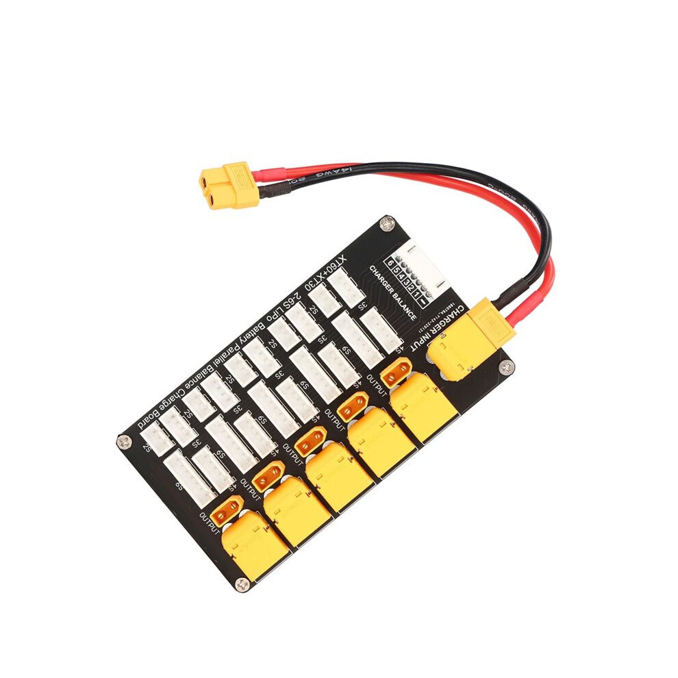 Lipo Battery Charging Board Parallel Xt30 Xt60 Plug 2Â6S Lithium Batteries For Imax B6 Charger Electronic Components 6033079499479