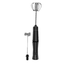 Milk Frother Handheld Foam Maker for Lattes Coffee Whisk Mixer Foamer for Cappuccino Frappe Matcha Frothing Wand