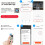 Tuya  Vibrationssensor ZigBee Tuya Sensor Monitor App Kontroll Säkerhetsskydd Zigbee Sensor Motion Shock Alarm 6