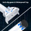 Adjustable Universal Wireless Bridge Bracket Mount Kit, for Outdoor Antenna Point to Point AP Access Point Client 2Pack 8