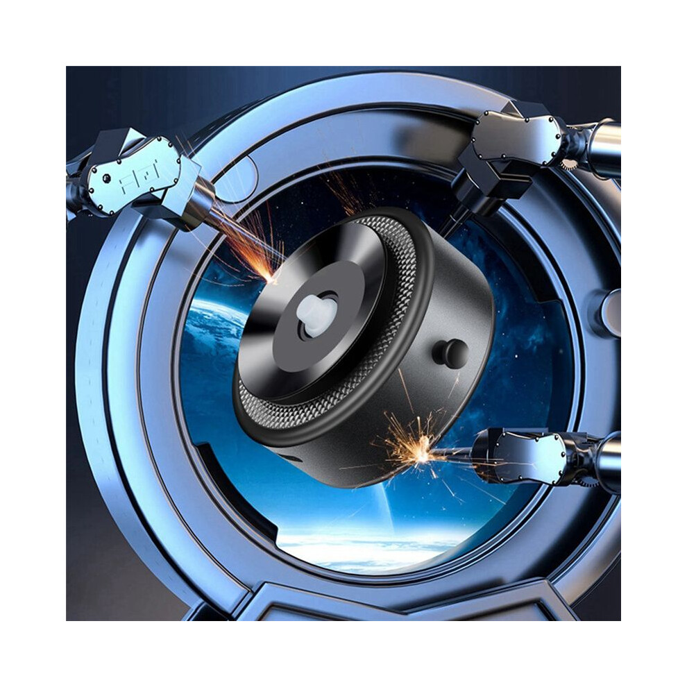 15W Wireless Charging Intelligent Mobile Phone Holder Magnetic Vacuum Adsorption Car Wireless Fast Charging Silver 6033805421682
