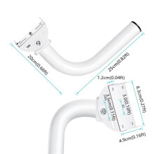 Adjustable Universal Wireless Bridge Bracket Mount Kit, for Outdoor Antenna Point to Point AP Access Point Client 2Pack