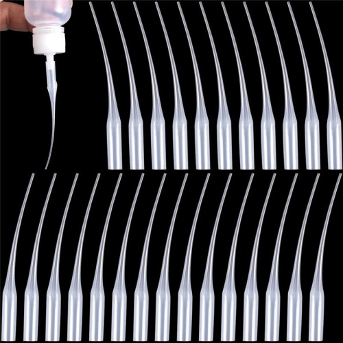 300Pcs Glue Tips Compatible for CA, Plastic Precision Extender Applicator Dispensing Adhesive Micro-Tips for Bottle Glue 1