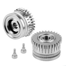 Hardened Steel EXtruder Gear for K1/K1C/K1 Max/Ender3v3/V3Plus Wear-Resistant Dual Gear