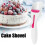1pcs Cake Batter Distribution Scoop, One-Touch Sliding Button Dispenses Batter, Home Batter Dispenser Baking Tool 7