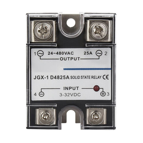 Single Phase Solid State Relay Single Phase SSR  Control AC Solid State Relay 25A