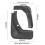4PCS Car Mudguard Mud Flaps  Mud Guard  for   7 MK7 2014-2017 Car Accessories 5