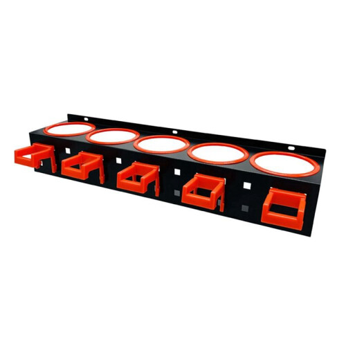 Sprays Bottle Storage Rack Mounted Bracket with Hooks Accessories Sprays Can Organizer Display Hanging Garage Workplace
