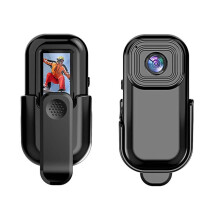 Caméra de Poche WiFi 1080P Caméra D'Action Portable Body Cam Sport DV avec Écran D'Enregistrement Vidéo Caméra de Poche Clip Arrière